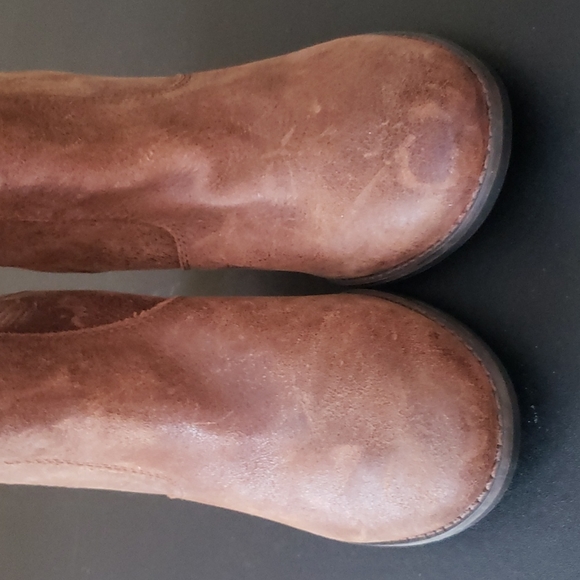 COPY - INDIGO By Clarks Heath Harrier Ankle Boots Cognac Size 7.5 - Picture 3 of 9